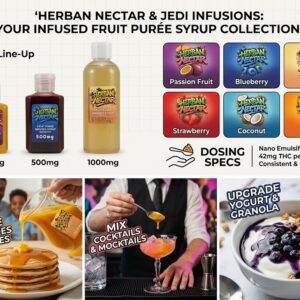 Herban Nectar Fruit Puree Syrups - Nano Infused