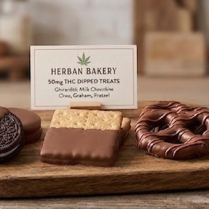 Chocolate dipped treats by Herban Bakery - 50mg per piece